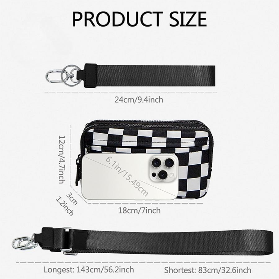 BIGWIG Dual Mode 2 in 1 Wallet – Nylon Wristlet & Crossbody Bag for Women, Fits Most Smartphones, Stylish & Versatile wallets purse