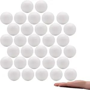 2 Inch White Polystyrene Foam Balls 32Pack for Crafts Art Household School Projects Party Decoration
