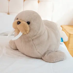 Large Seal Plush Toy, Oceanarium Souvenir Gift, Comforting Hug Pillow, Soft Huggable, Perfect for Friends and Family, Decorative Stuffed Animal