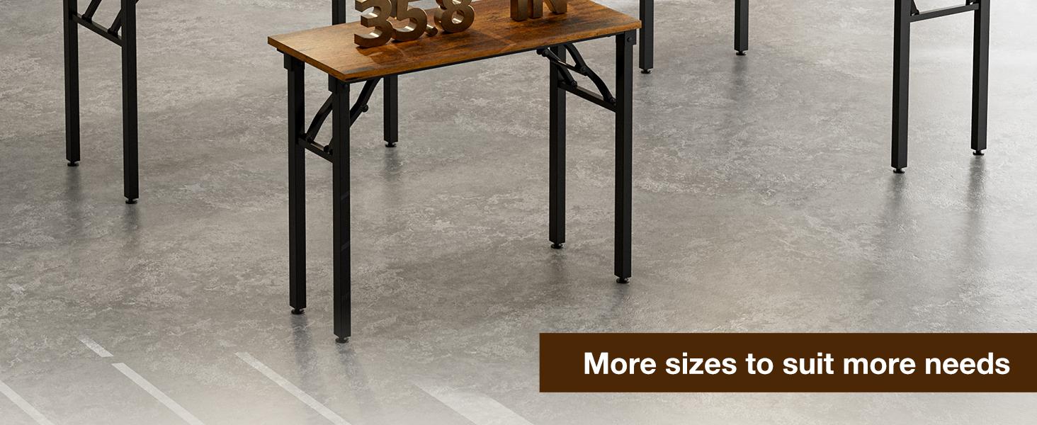 Small Computer Desk Folding Table - Foldable Office Desk, No Assembly, Perfect for Small Spaces in Bedroom, Dorm, or Apartment, Portable Mini Desk or Study Table with Compact Design Small Computer Desk Folding Table - Foldable Office Desk, No Assembly, Perfect for Small Spaces in Bedroom, Dorm, or Apartment, Portable Mini Desk or Study Table with Compact Design