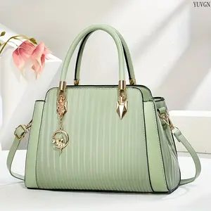 Elegant Women Handbag with Gold-Tone Hardware, Spacious Convertible Purse, 3-in-1 Crossbody/Shoulder/Clutch Bag for Work, Party & Daily Use – Mint Green, Black, Brown, White, Beige, Durable Zipper Closure