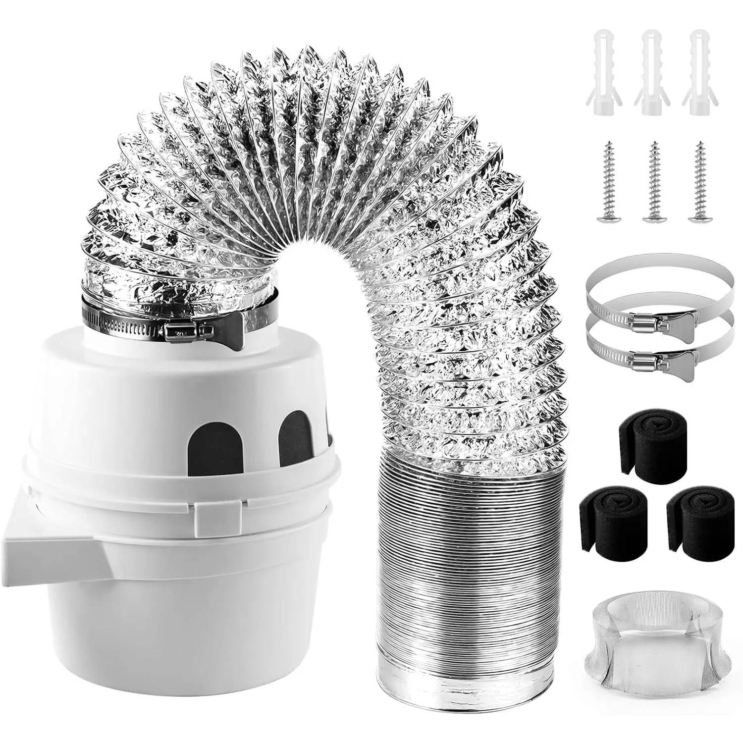 Indoor Dryer Vent Kit 3 in 1 Filter Bucket