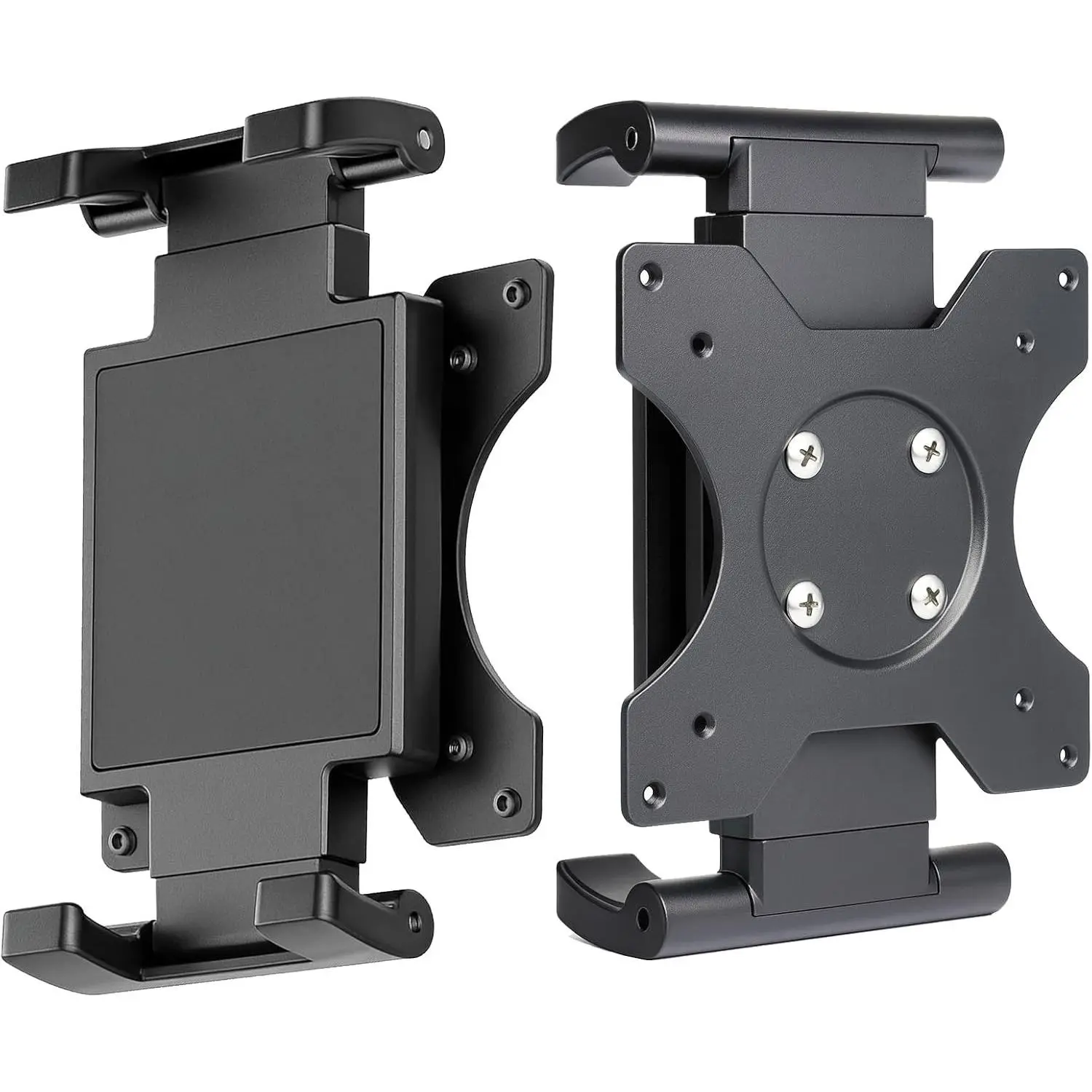 Universal VESA Mount Adapter for Tablets – Spring Clamp Holder for iPad and Portable Monitors up to 15.6″ – Fits VESA 75x75 & 100x100 – Compatible with Surface, Galaxy Tab, and 2-in-1 LaptopsGift