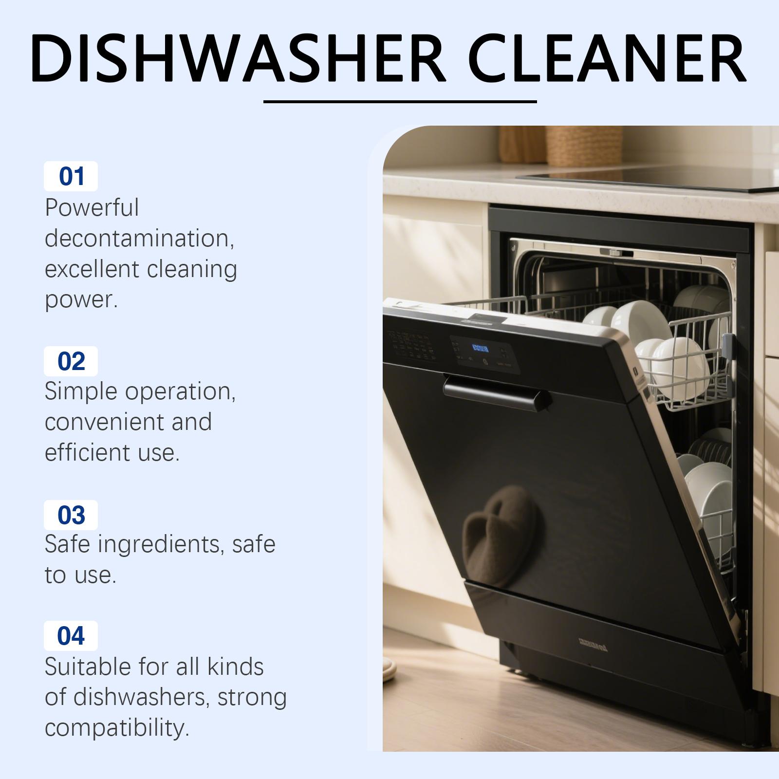 Dishwasher degreasing cleaning tablets remove grease, reduce scale, keep dishes clean, and are suitable for household cleaning