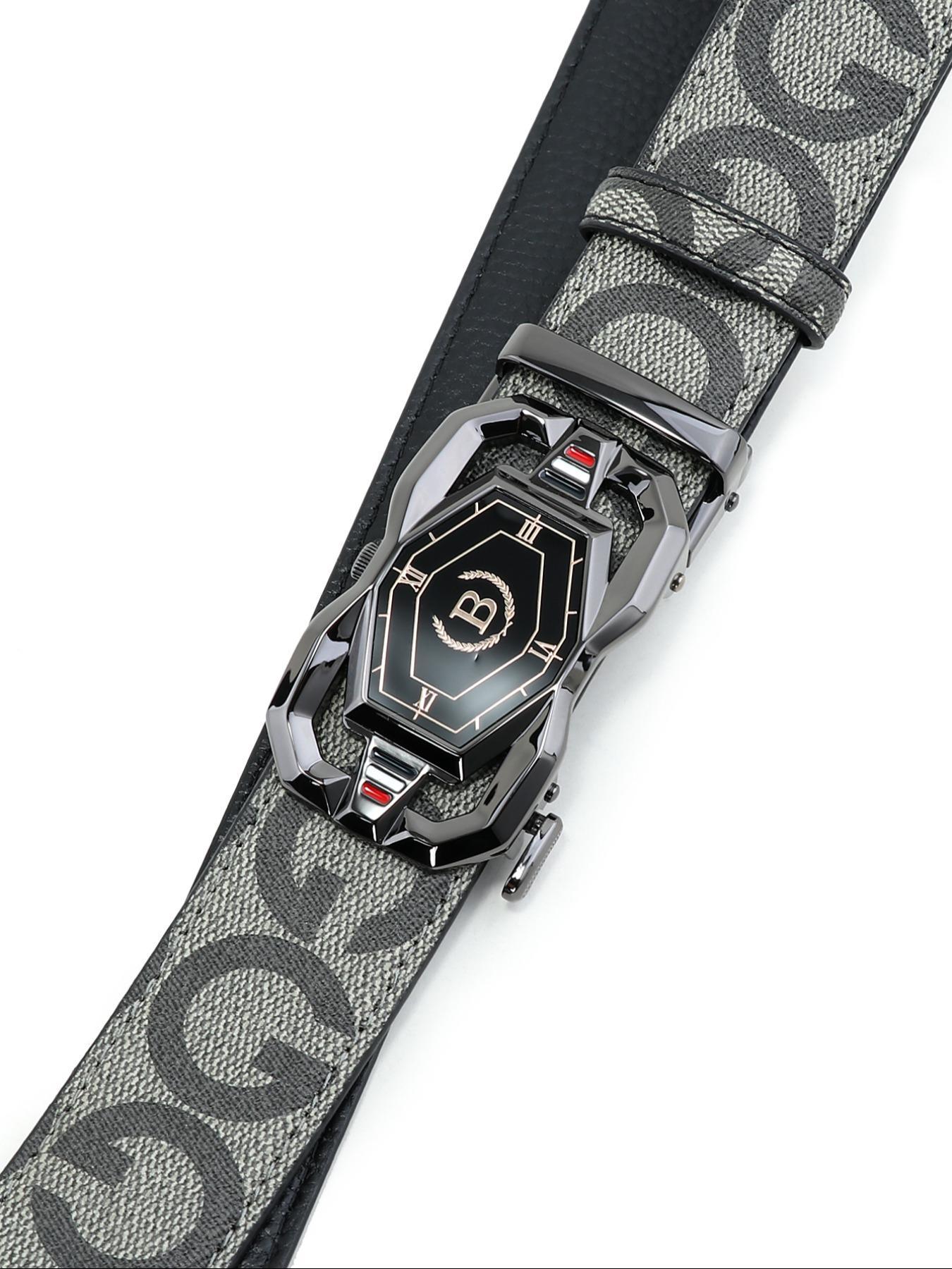 New Trendy Fashion Men's Belt, Casual Business Leather Belt, Versatile Daily Wear Waistband for Suits & Pants, Adjustable Waist Belt, Elegant Belt Buckle