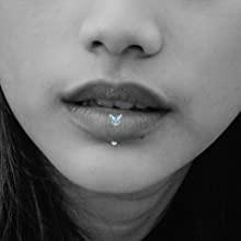 12Pcs 16G Surgical Steel Curved Barbell Set - 6/8mm Rook, Eyebrow & Vertical Lip Piercing Jewelry