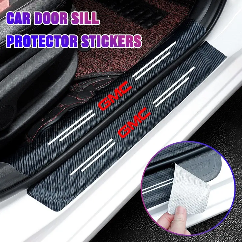 Car Threshold Protective Stickers, Door Sill Scuff Plate for Gmc Savana, Yukon, Envoy, Hummer, Acadia, Car Accessories, Automobile Decals, Decal For Cars, Car Accessories Interior
