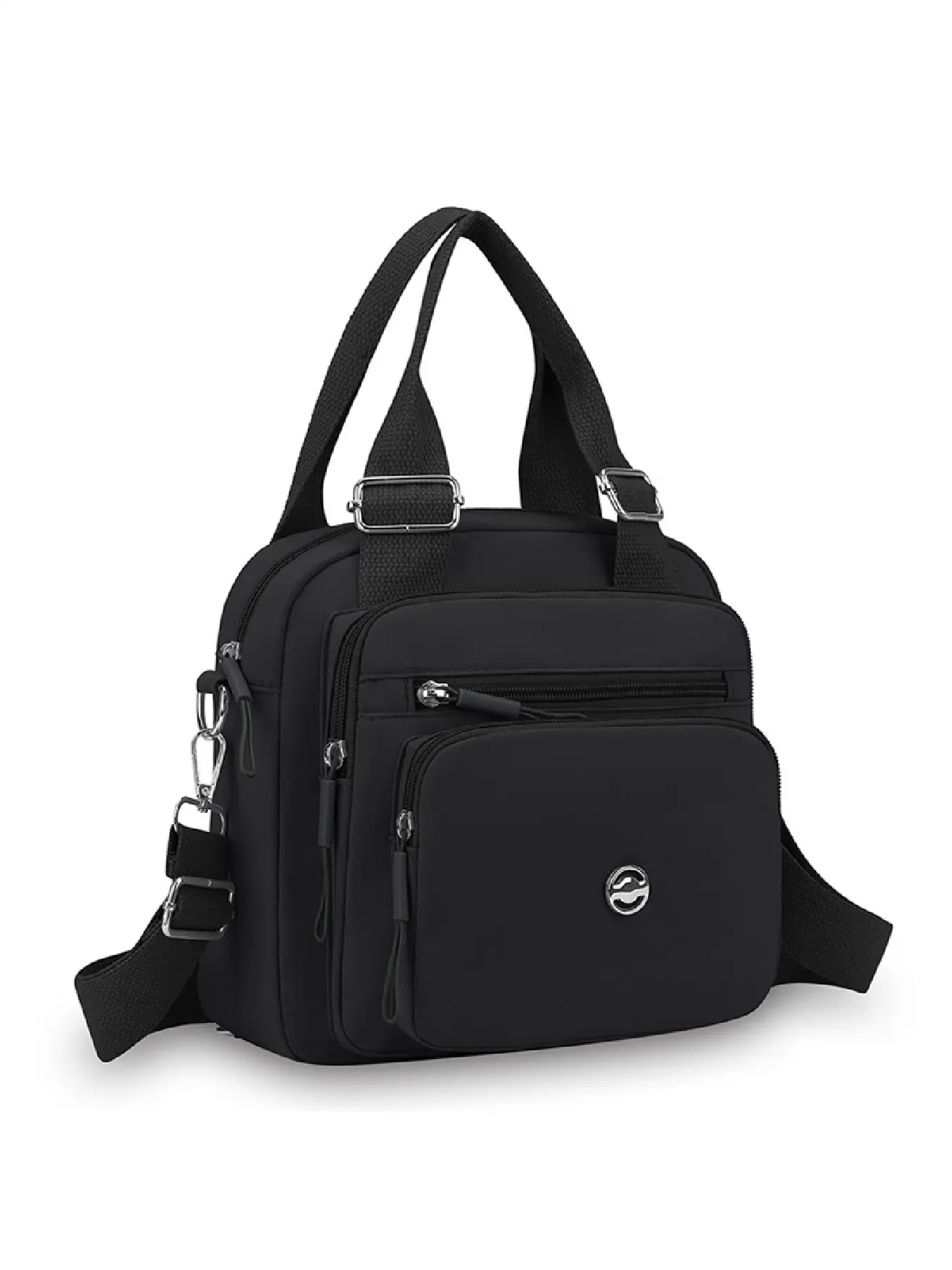 Lightweight and versatile, large capacity, multiple pockets, smooth zipper design, practical handbag, Stylish shoulder bag, casual and fashionable, adjustable shoulder strap, commuting bag that can be worn on one shoulder or diagonally on both shoulders