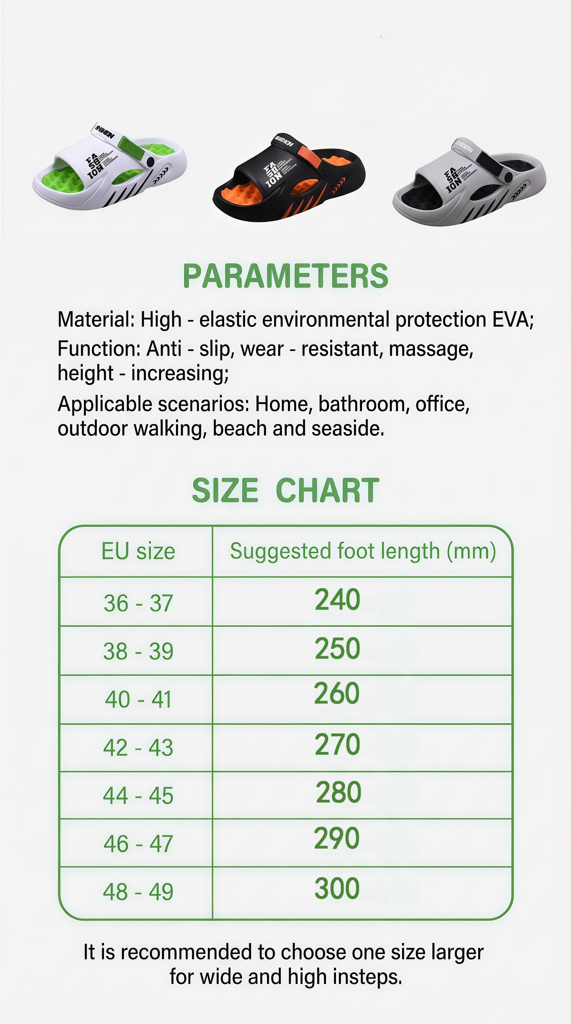 Men's Cloud Slides with Sport Strap - Non-Slip Thick Sole Sandals for Gym & Beach