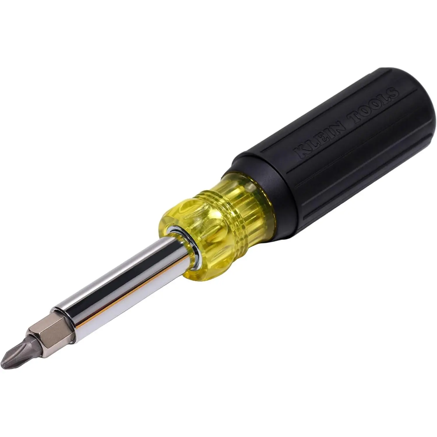 11-in-1 Screwdriver and Nut Driver Set, 8 Bits and 3 Nut Driver Sizes, Cushion Grip Handle