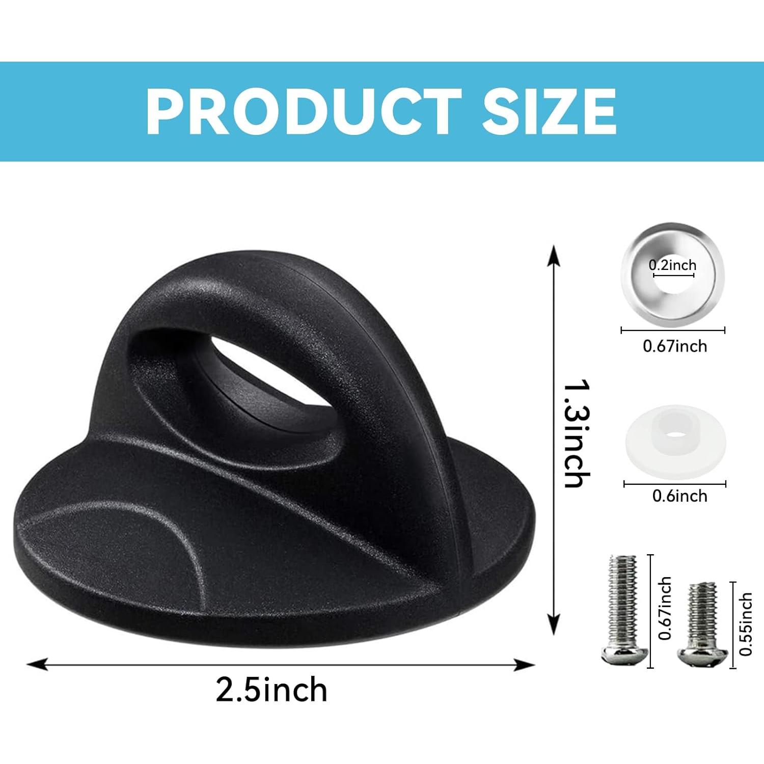 2 count Universal Pot Lid Top Replacement Knob, Bakelite Pan Lid Holding Handle, Heat Resistant and  Static Electricity, Easy Installation Easy Grip Kitchen Cookware Pot Lid Knob