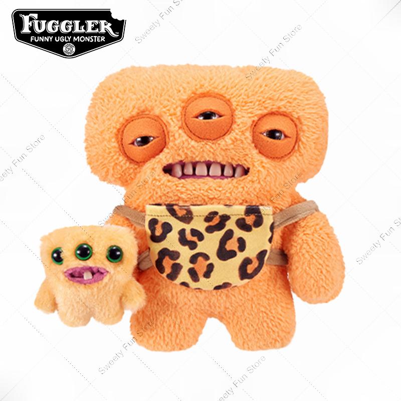 100% Original Fuggler Funny Ugly Monster Plush Toy – Tooth Creature Stuffed Doll, Hairy Furry Plushie Gift for Kids & Collectors, Mini Rascals Series