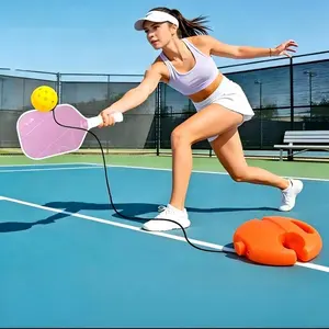 Pickleball Rebound trainer,Solo Pickleball Training, Pickleball Trainer With Rope, Pickleball Training Tools-Suitable For Indoor And Outdoor Pickleball Practice