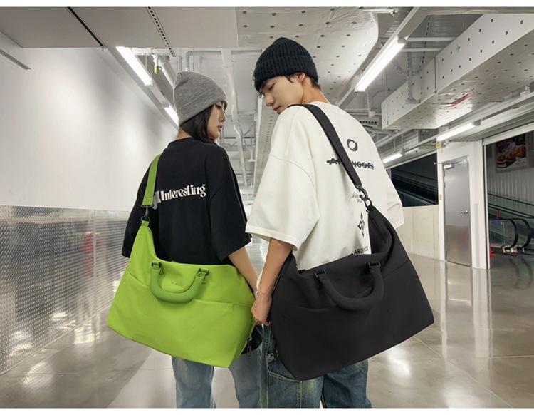 Dry and wet separation storage crossbody bag 2026 new Hong Kong style large-capacity shoulder bag versatile sports outdoor fitness bag