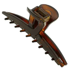 CP2623 French Hair Clip for Women, Narrow, Strong Hold Grip Double Teeth Girls Hair Claw Clips Jaw, Fashion Durable Styling Hair Accessories for Women, Made in France