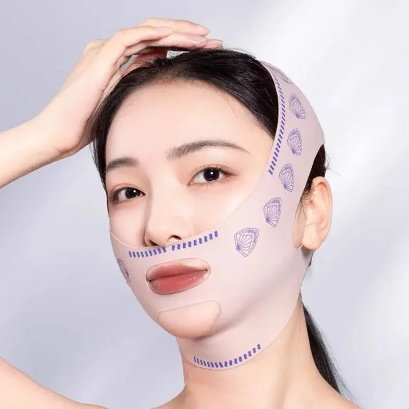 3pcs Chin Cheek Slimming Bandage V Shaper V Line Lifting Mask Face Lifting Anti Wrinkle Strap Band Sleeping Mask Beauty Health Facelift Wrinkle Reducer Facial Lifting Tool
