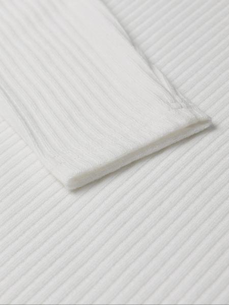 Men's Long Sleeve Knitted High Neck Shirt, Slim Fit Casual Solid Color Top for Spring Autumn Winter, Comfortable Daily Wear