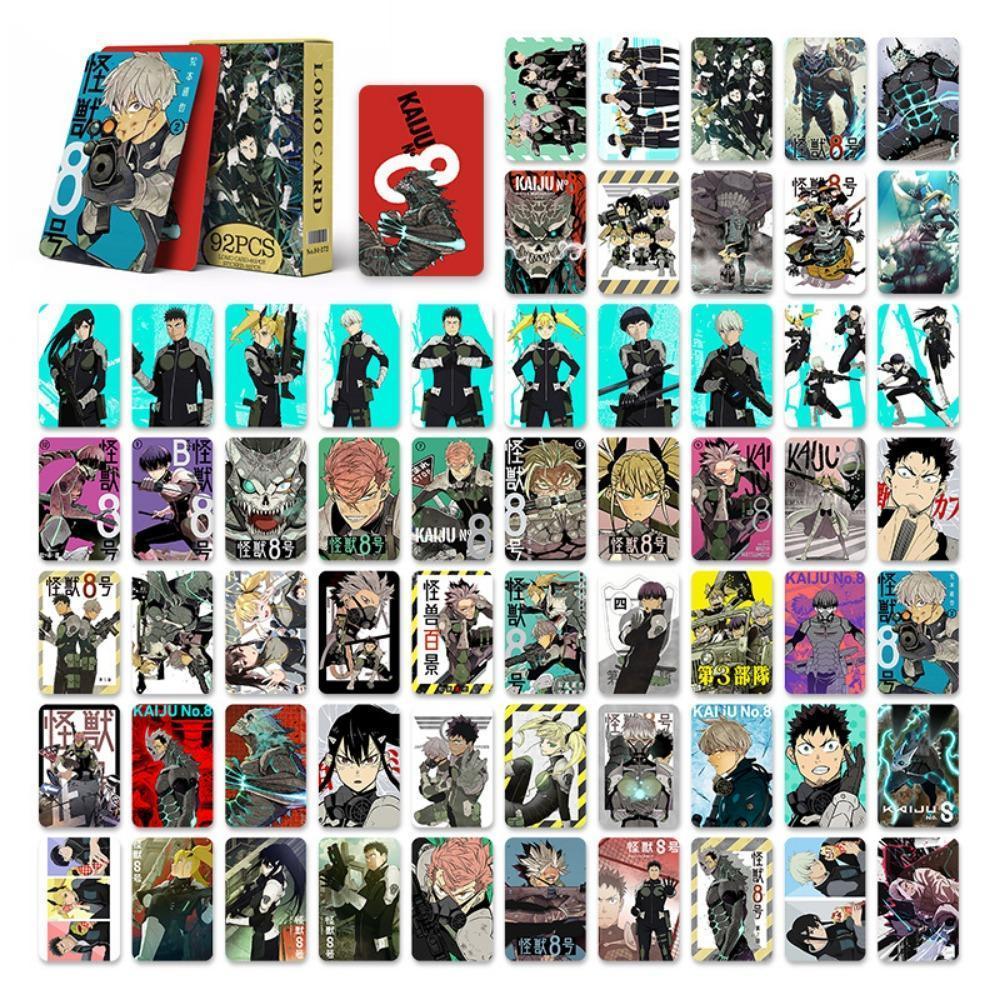 92Pcs Kaiju number 8 Anime lomo Card High-definition Reno Ichikawa Ashiro Mina Postcard Fan Party Decoration Children's Gift