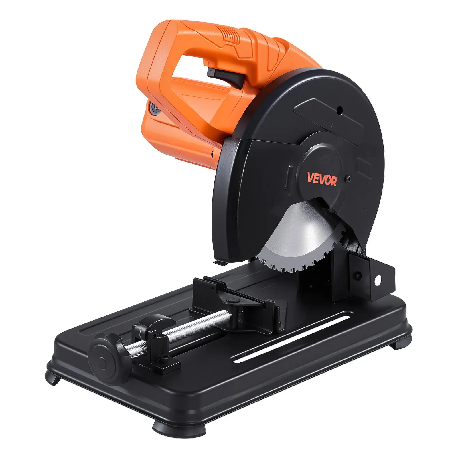 【DealsForYouDays】VEVOR Chop Saw, 7-1/4 in Stainless Steel Cold Cut Blade, 1200 W Motor, 4000 r/min Speed, 0-45 Adjustable Cutting Angle, Metal Cutting Chop Saw for Metal Square and Flat Tubes, I-Shaped Steels