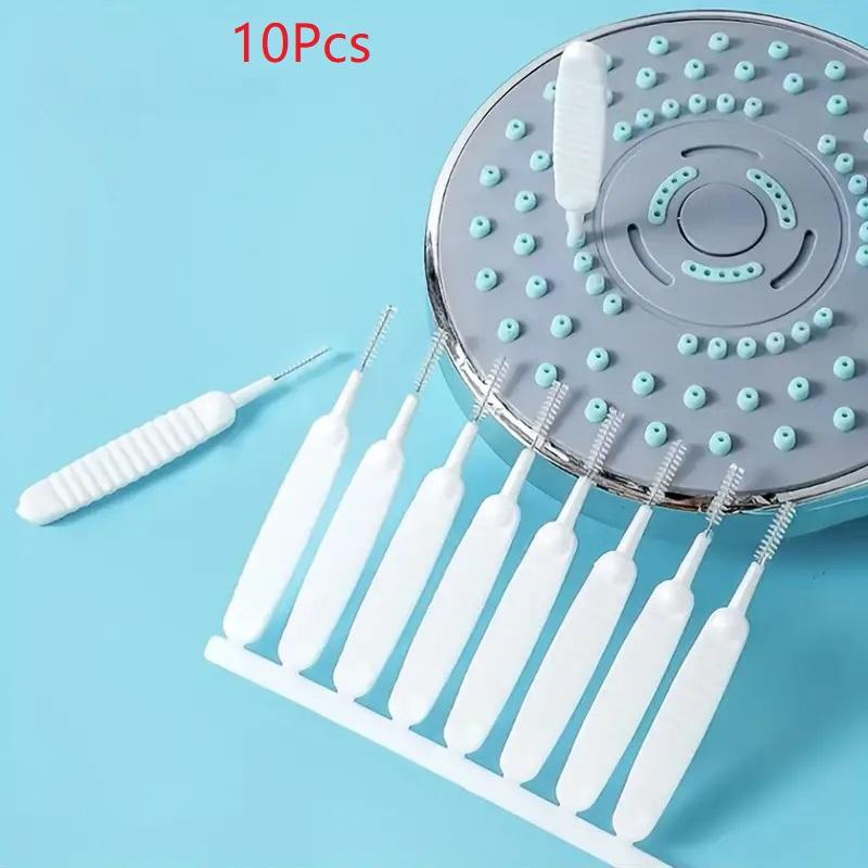 10pcs/set Shower Nozzle Cleaning Brush, Multifunctional Shower Head Crevice Cleaning Brush, Bathroom Cleaning Accessories