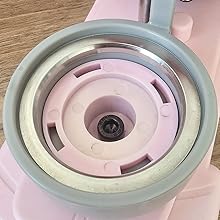 Pink Button Maker Machine 58mm (2.25 inch), DIY Button Pin Maker Machine Comes with Free Button Parts, Circle, Cutting Board, Pattern Paper, Holographic Bags, Colored Film, and Protective Case