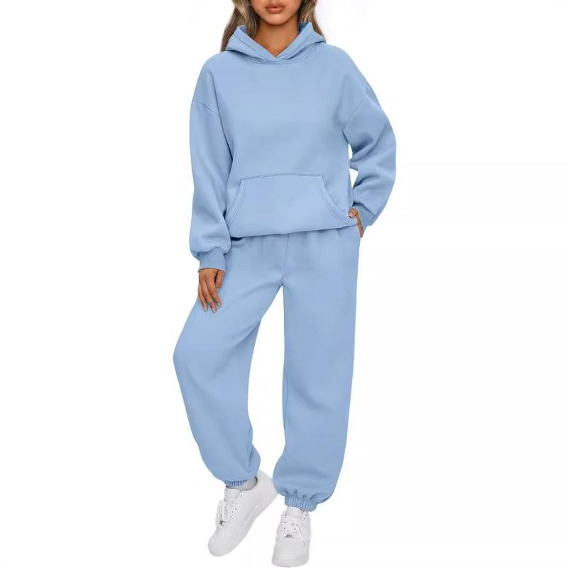 2026 New Autumn Winter Women's Two-Piece Set Casual Hoodie Loose Casual Pants Sports Suit In Stock Women's Clothing Lace Ruched Sweet Camisole Set