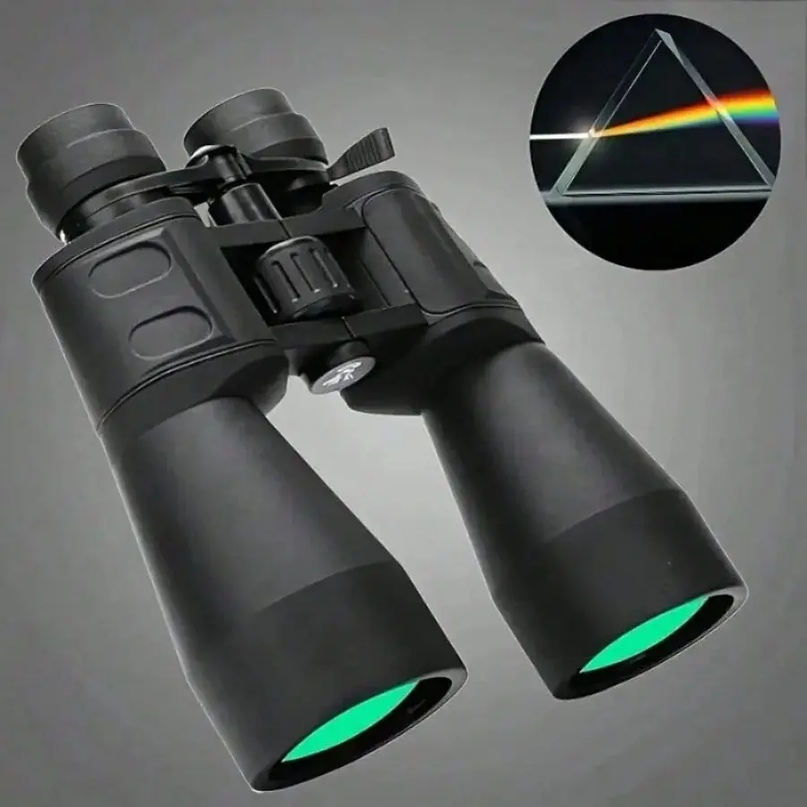 10-380x100 High Definition Binoculars, HD Binoculars, Professional Adult Telescope for Outdoor Activities, Ideal for Camping, Hunting, Bird Watching, Concerts