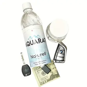 Diversion safe fake Water Bottle with Hidden Compartment, Stores Keys Cash and Valuable Items, Divided Safety Container, Ideal for Travel and Daily Use, Hidden Safebox