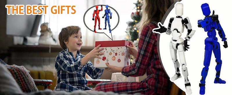 2026 New Assembly Completed-Titan 13 Action Figure,Dummy Robot 13 Action Figures Set,3D Printed Multi-Jointed Action Figures,Nova 13 Action Figure for Collectors Desktop Decorations (9pcs)