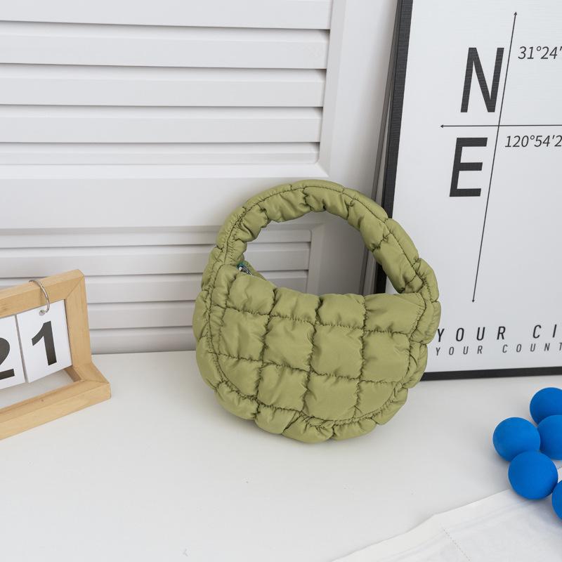 Fashion Quilted Shoulder Bags for Women Handbag Mini Cloud Pleated Bags Puffer Dumpling Bag Luxury Tote
