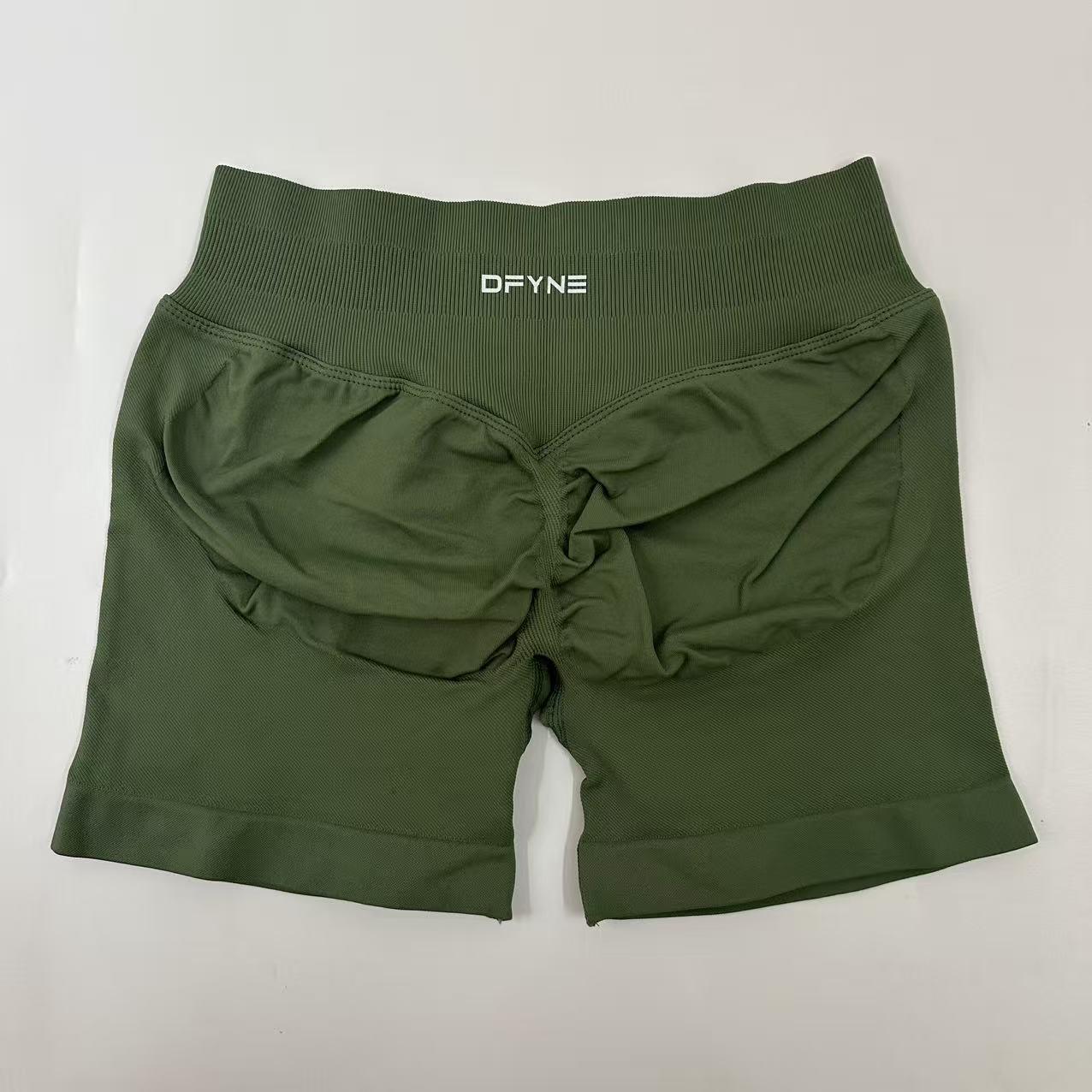 Dfyne Impact Women's Yoga Shorts, Tighten the Buttocks, High-Waist Stretch, Suitable for Exercise and Fitness, As Well as Outdoor Cycling.