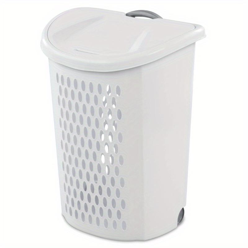 Sterilite Ultra™ Wheeled Hamper Plastic Adult, White