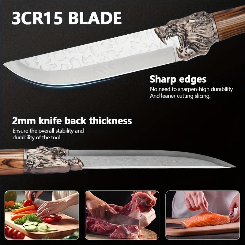 7 piece set, knife, multi-functional set, hotel gift set, outdoor camping car set, scissors, steak knife, beef knife pork knife, chicken and duck meat knife, can easily cut meat, fruit knife, plastic handle upgraded design grip summerwins