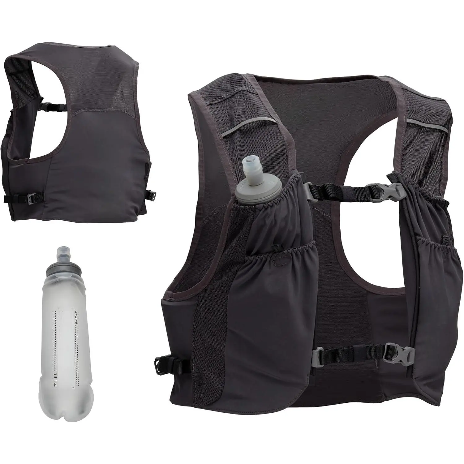 Pinnacle Featherlite 1.5L Hydration Vest for Running – Ultra-Lightweight, Compression-Fit with Hydrapak Soft Flask
