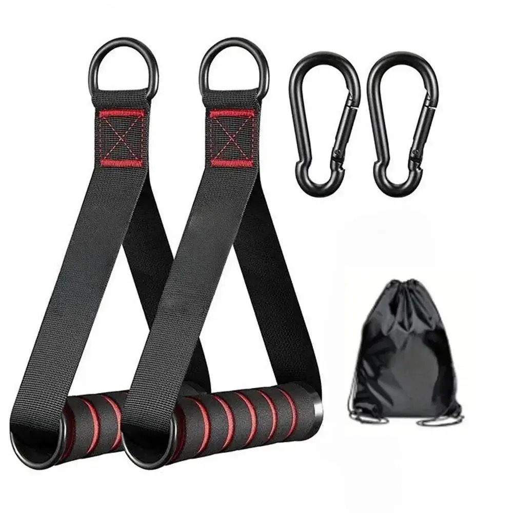 Dual Color Handle Resistance Band, Handheld Pull Rope, Home Gym Exercise Tool, Unisex Fitness Equipment, Stretching Accessories, Workout Equipment, Stretching Gear (multiple Colors)