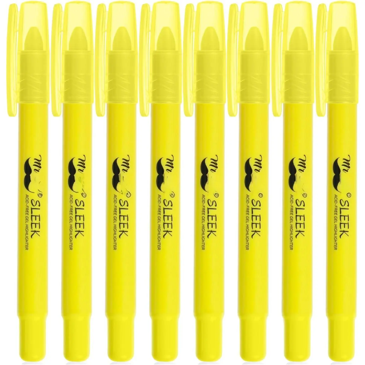- Yellow Gel Highlighter, 8 Pack | Twist-Up  Highlighters No Bleed Through,  Drying, Odor-Free Gel Highlighter for  Study, Journaling