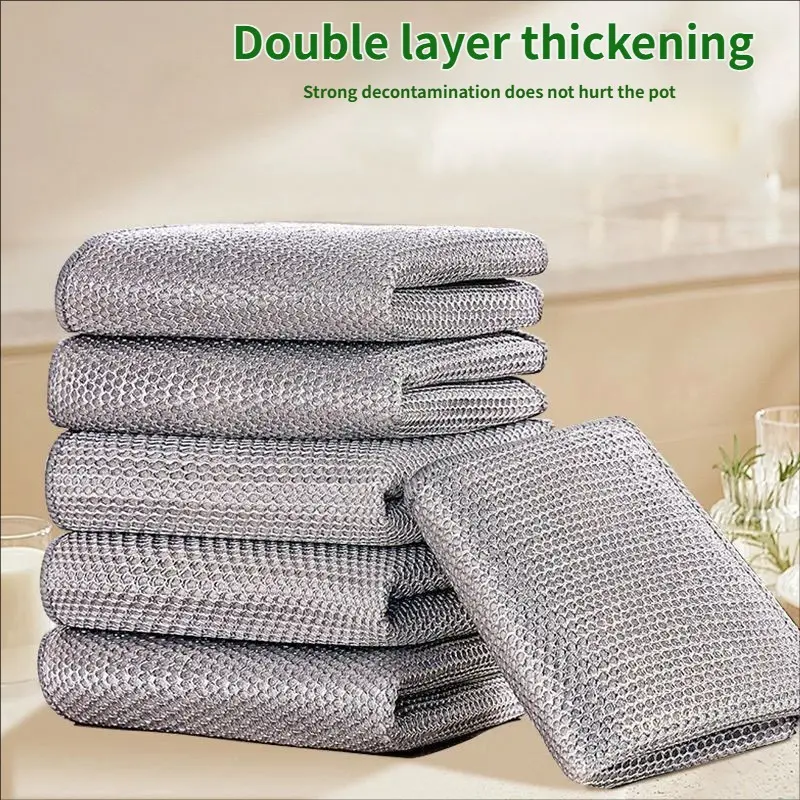 Miracle Cleaning Cloth, Dual Absorption Effect, Non-Sticky, Reusable, Soft Texture, No Scratch Surface, 24 Hours Shipping
