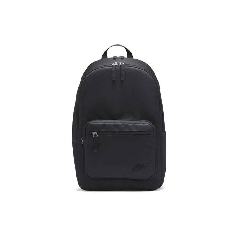 Nike Heritage Polyester Backpack for Men and Women – Casual Unisex Style in Black