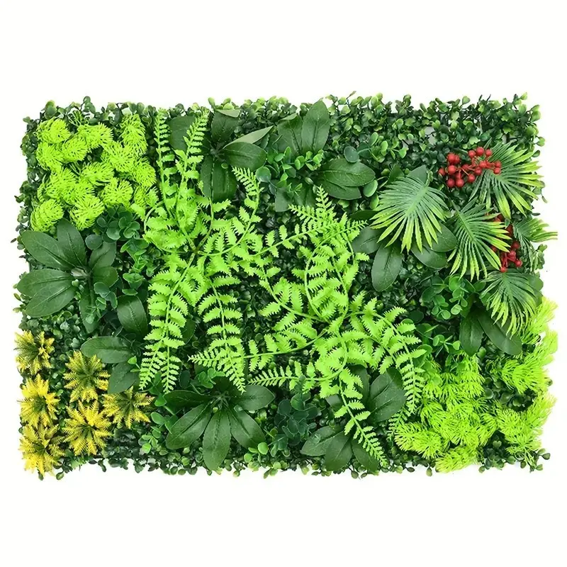 1PC Artificial Plant Wall Panel, Indoor Outdoor Privacy Screen, Decorative Wall Art, Artificial Grass Wall, Greenery Wall Decoration, Fake Plants Outdoor