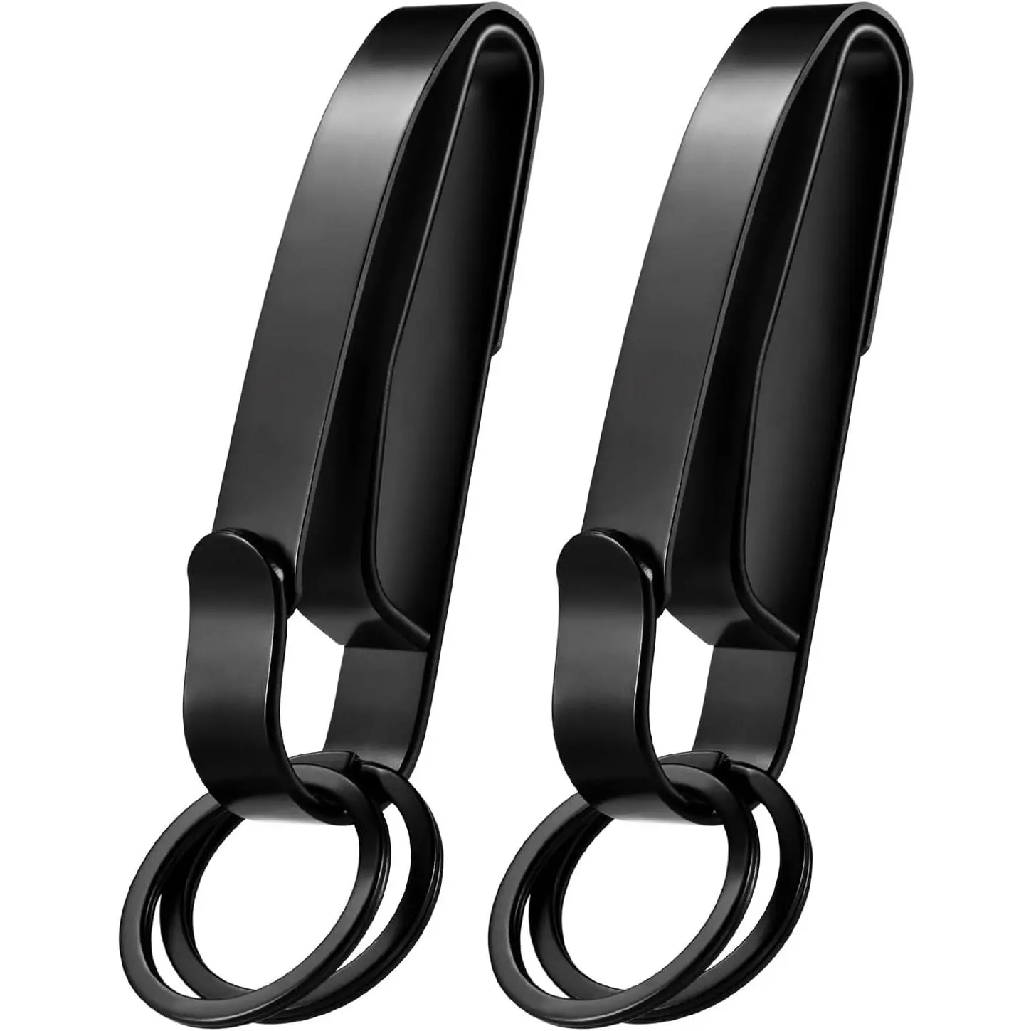 Duty Belt Key Holder, 2PCS Premium Duty Belt Key Clip, Upgraded Quick Release Key Keeper with Key Ring for Police and Enforcement Agencies