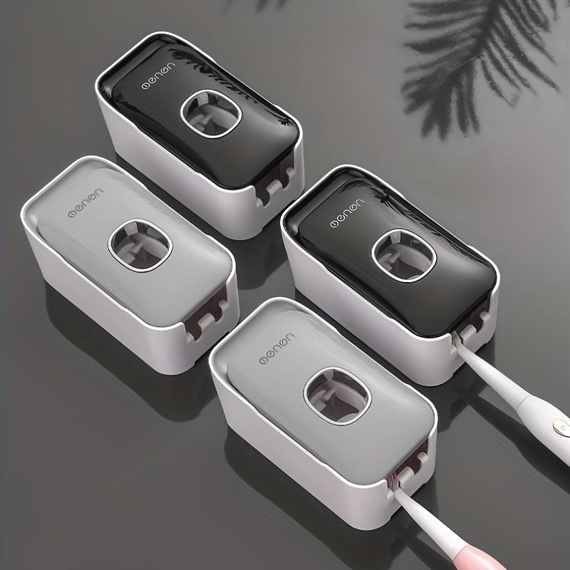 Multifunctional Toothpaste Squeezer Dispenser Set, Wall-Mounted Home Use Squeezer Kit, No-Drill Bathroom Toothbrush Holders Organizer