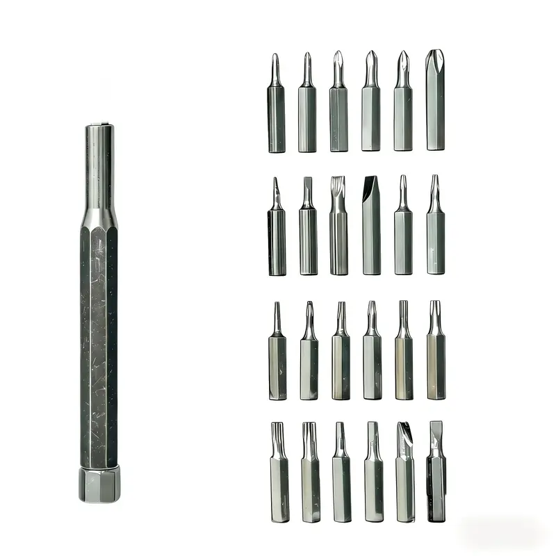 24 in 1 Precision Multipurpose Screwdriver Kit, Stylish Push Type Case, Phone Computer Watch Glasses Tablet Repair Tool