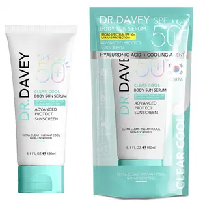 180ml Clear Cool Sun Serum 50+ Isolation, UV protection, refreshing and non greasy, suitable for both men and women