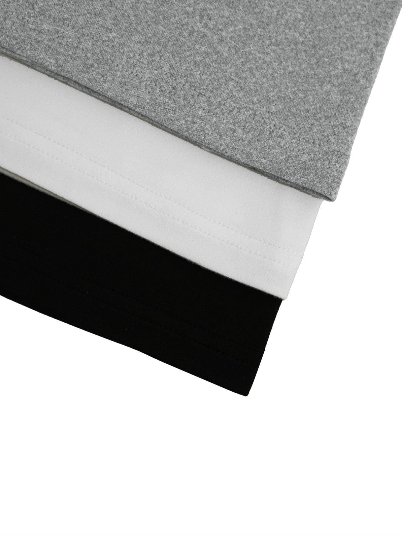 Women's Solid Color Tee, Casual Basic Essential Short Sleeve T-shirt Top, Ladies Clothes for All Seasons, Womenswear