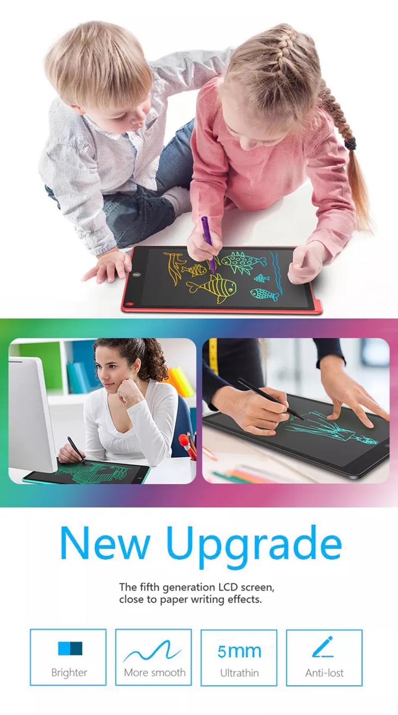 8.5/ 12 inch Writing Board Drawing Tablet LCD Screen Writing Digital Graphic Tablets Electronic Handwriting Pad Toys Gifts Child erasable