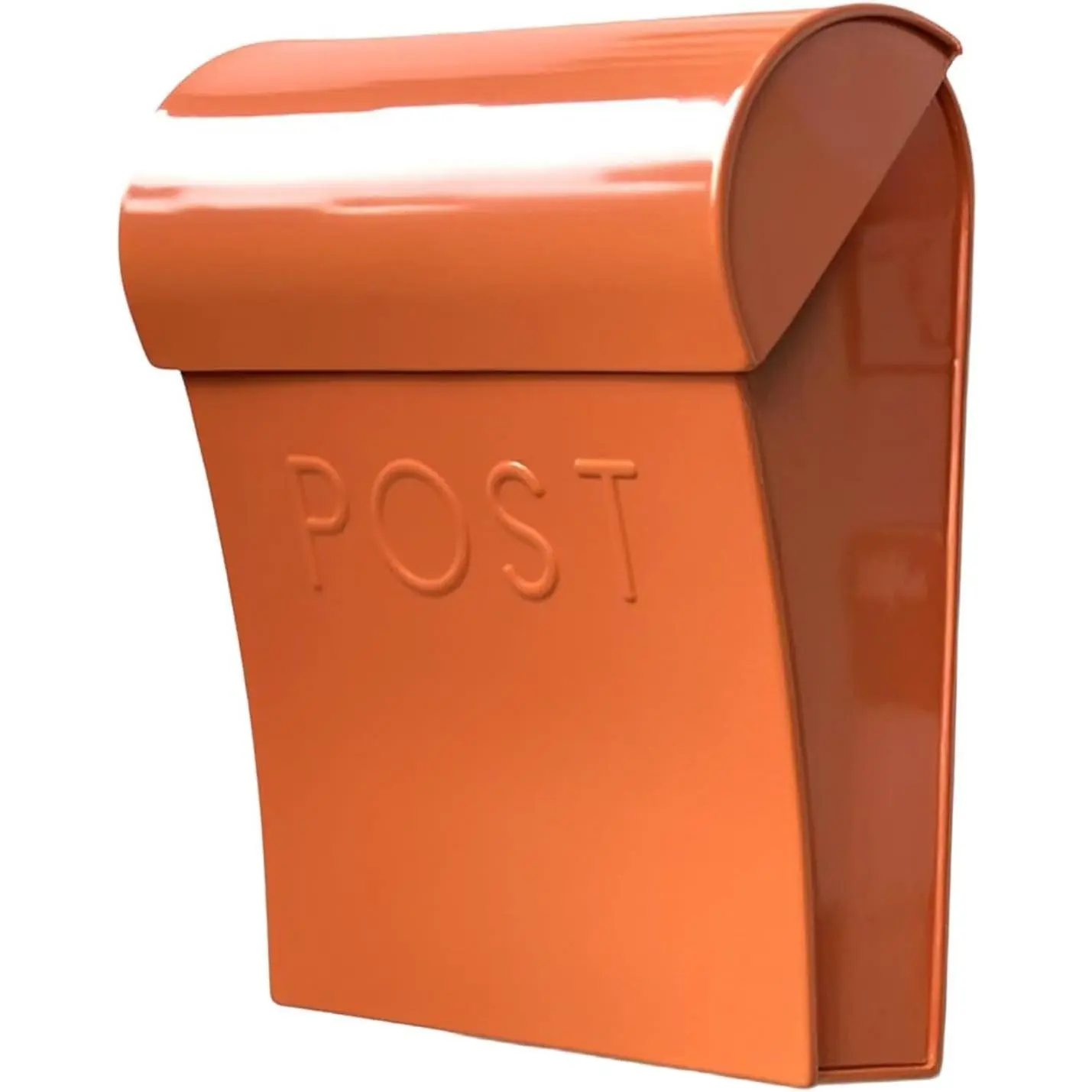 NACH Vicki-Style Wall Mount Outdoor Mailbox, 11x4.5x12.5 in Terracotta Waterproof Mail Box for House