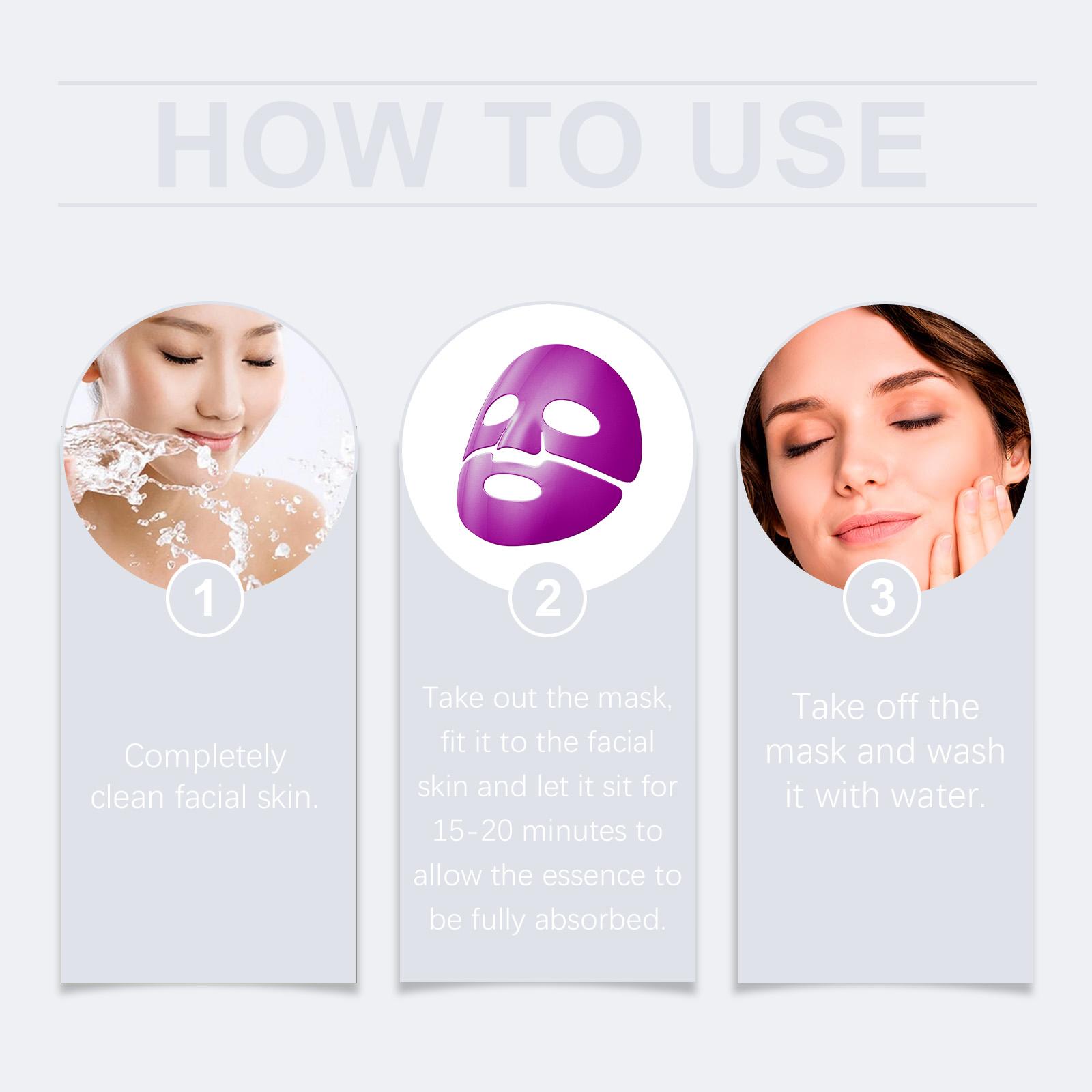 EELHOE Collagen Hydrating Sheet Mask Box Set (4 Sheets), Nicotinamide Glow Facial Mask for Glass Skin, Wrinkle Cream Results for Firming & Pore Tightening, K-beauty Sleeping Mask, Korean Skincare TikTok Exclusive Bundle, Gentle Radiant Dewy Skin