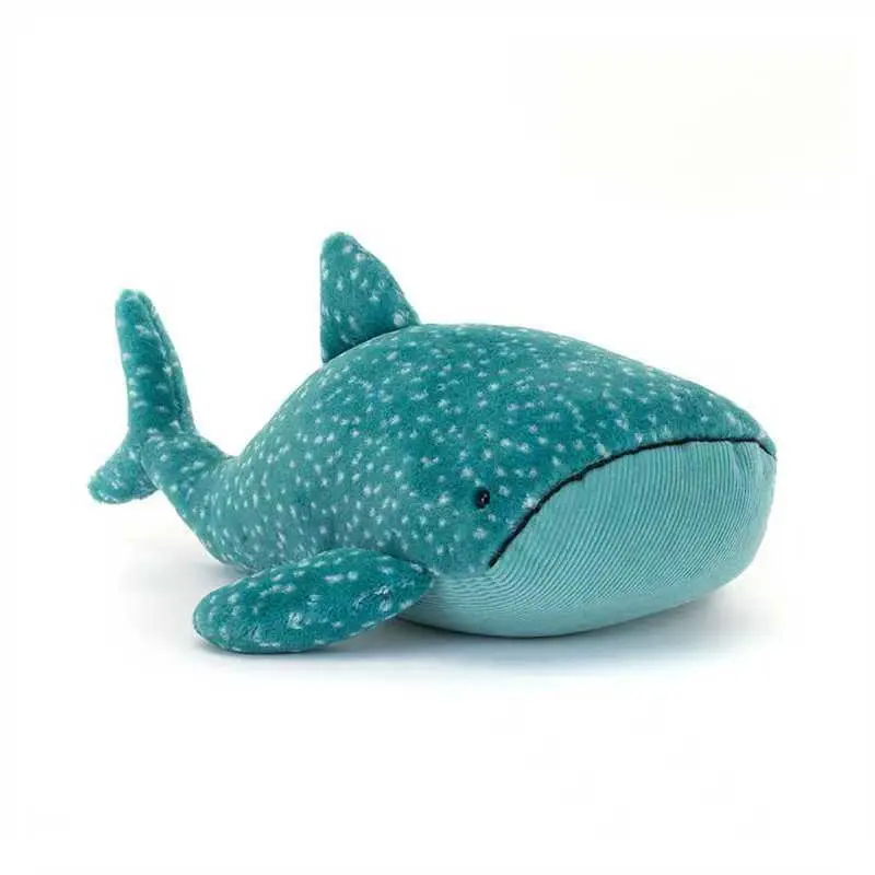 40cm Spotted Whale Shark Plush Toy Soft Ocean Animal Stuffed Doll Cute Blue Whaleshark Plushie Sea Creature Pillow Gift For Kids Home Decor