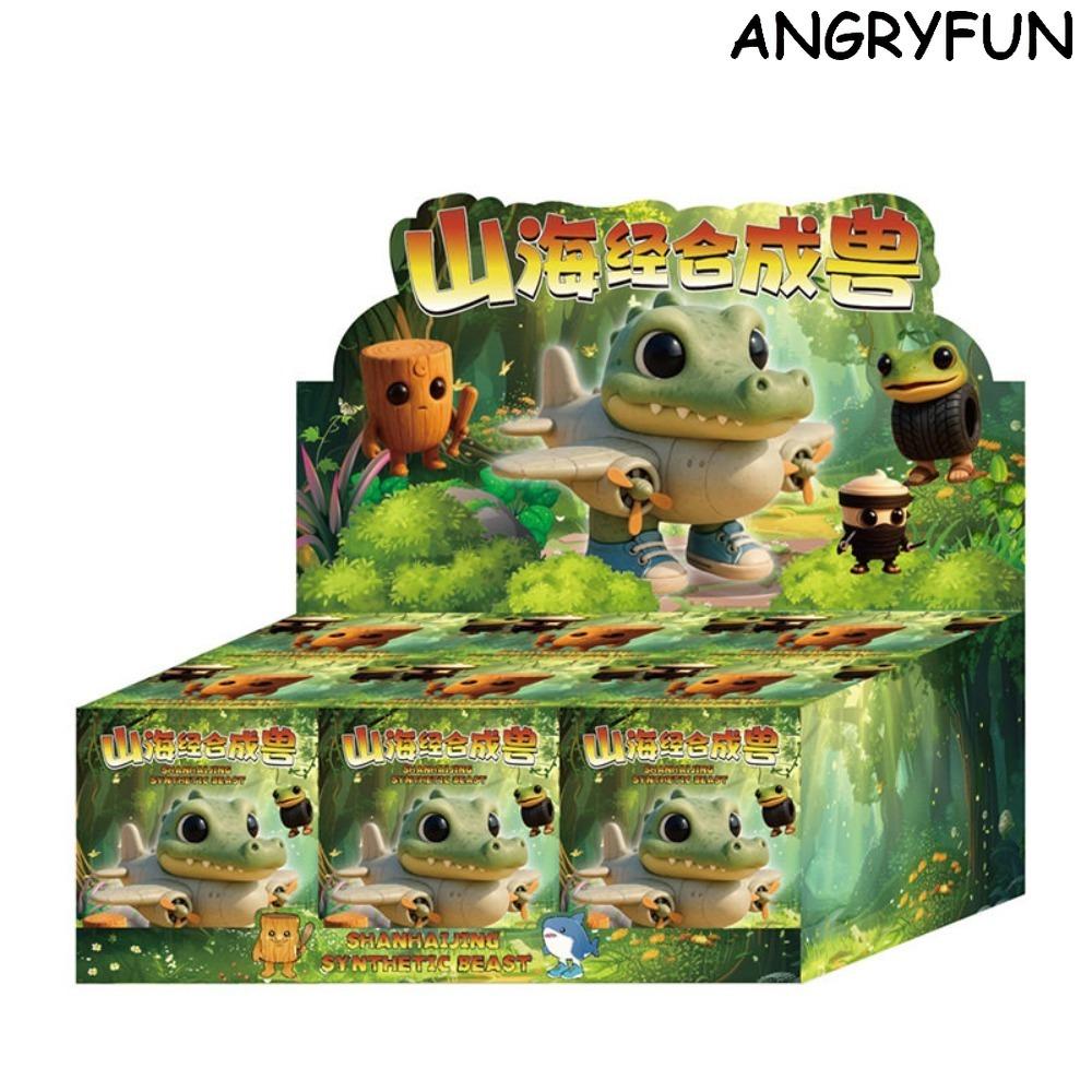 ANGRYFUN Quirky Shanhaijing Hybrid Beast Blind Box Figure – Collectible Art Toy, Mini Desk Figurine Surprise Gift for Kids, Boys & Girls