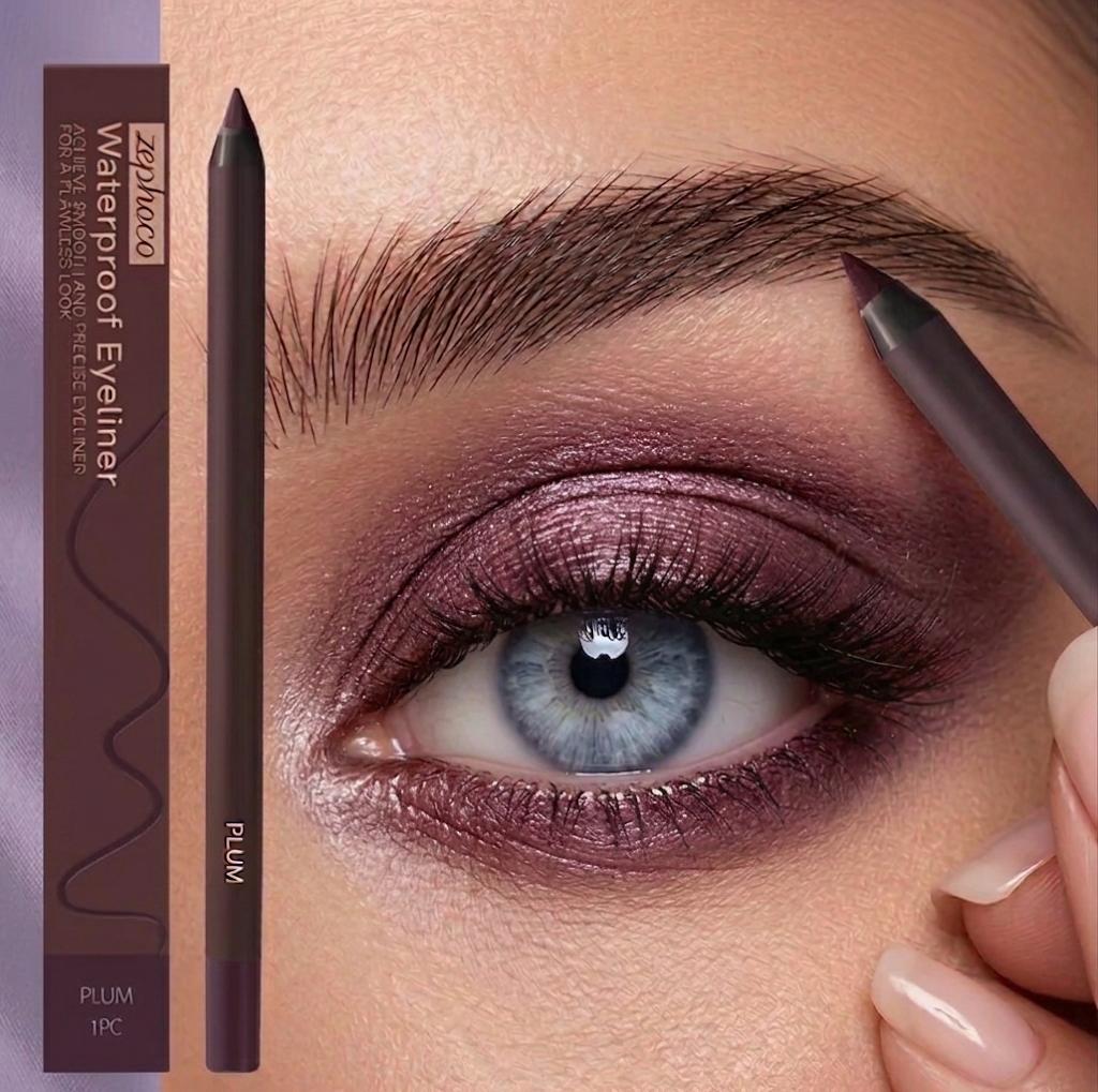 MDY Waterproof and Smudge-proof Black Gel Eyeliner, 1PC Vibrant Color Waterproof Gel Eyeliner - Smooth and Matte Finish